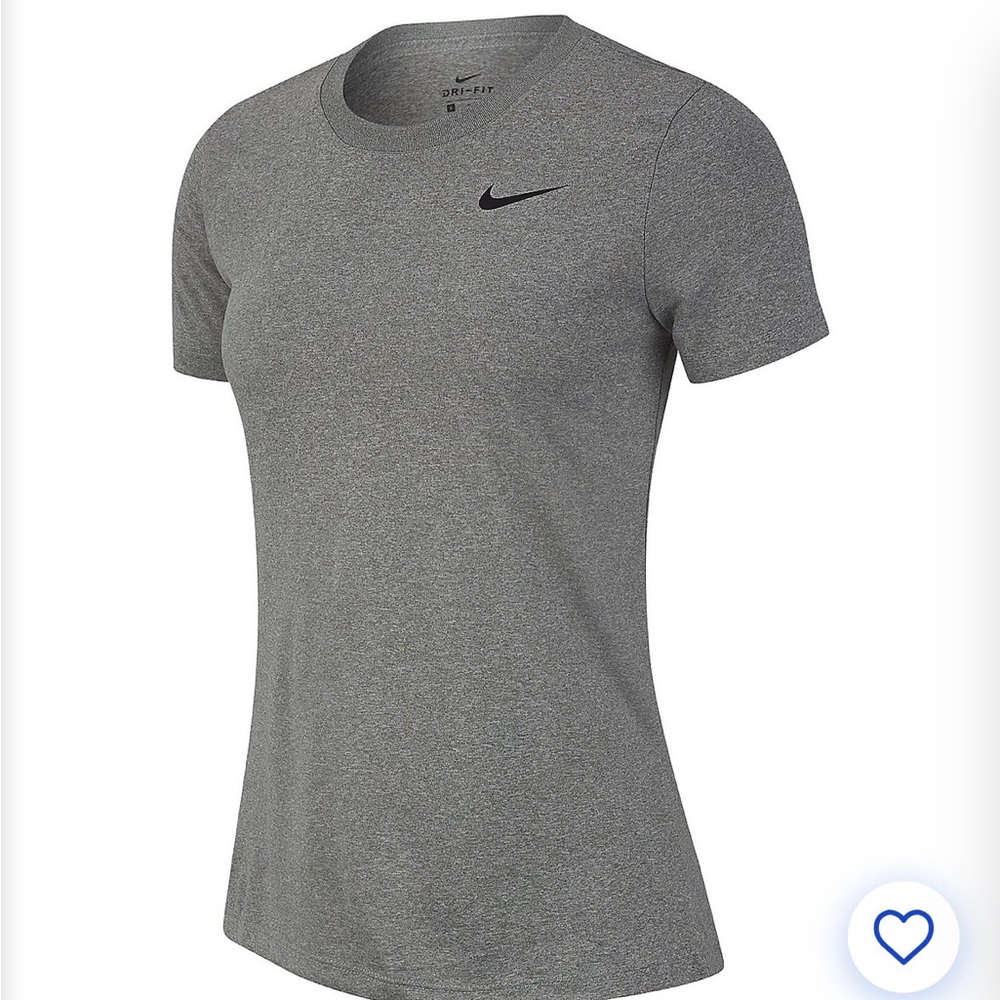 Nike Women's Dri-Fit Gray Short Sleeve Tee small